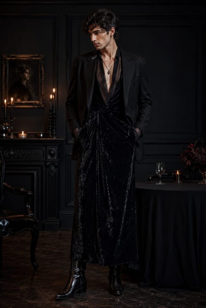 Crushed Velvet Dress: Night-To-Day Switch